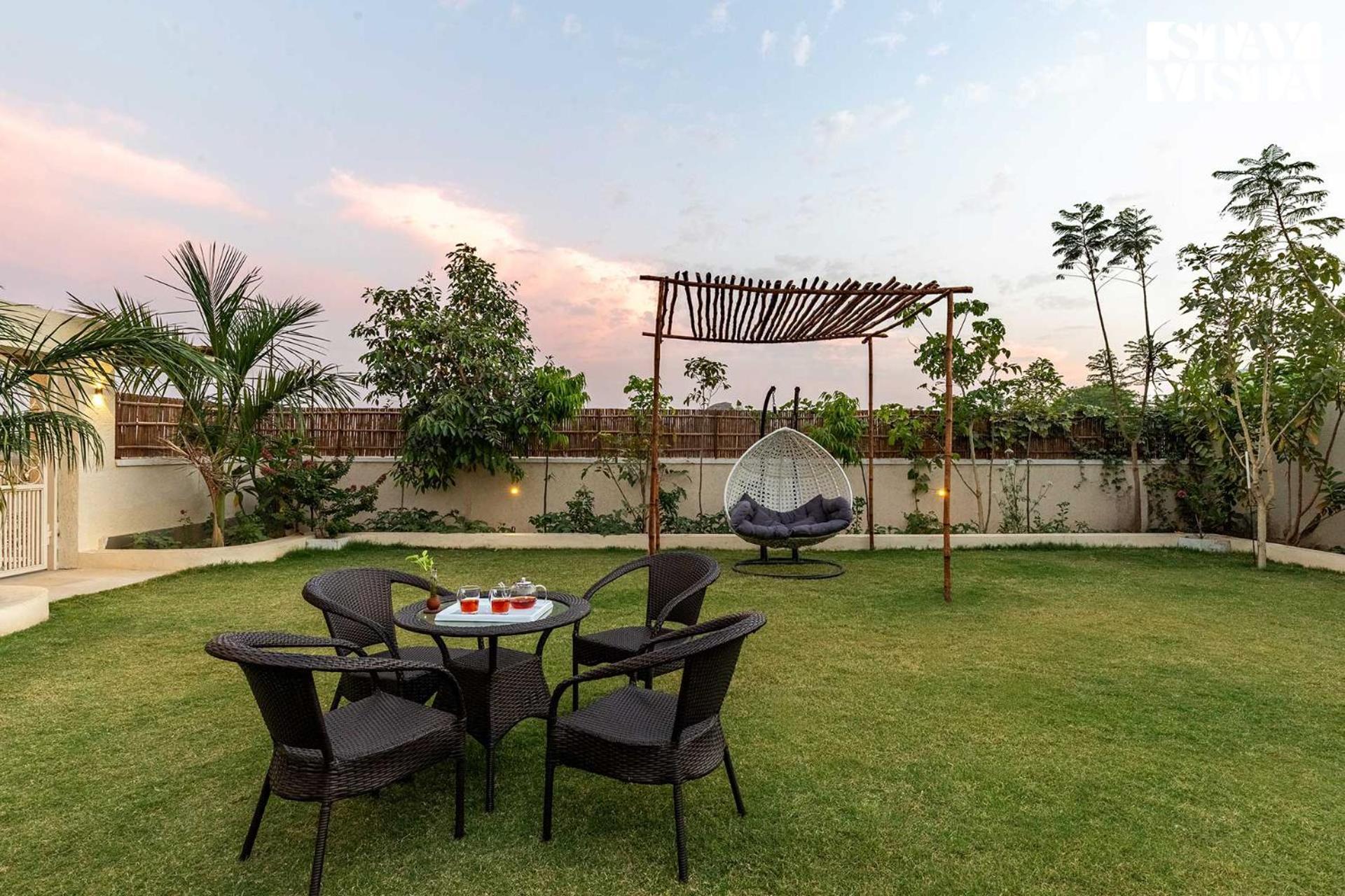 Free Birds Nest With Pvt Pool & Garden At Jaipur By Stayvista Bagian luar foto